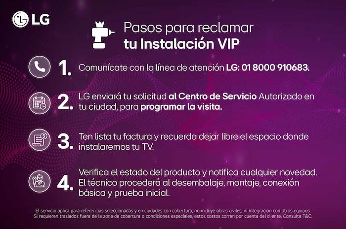 Pasos Smart TV LG OLED evo AI C5 4K.